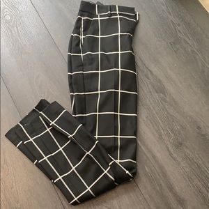 Plaid dress pants
